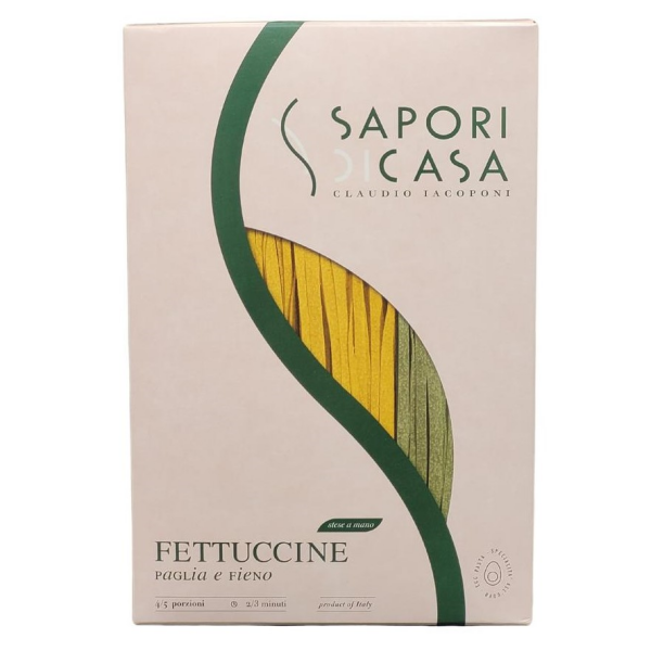 Fettuccine Eierteig Paglia e Fieno (Heu & Stroh) 250 g
