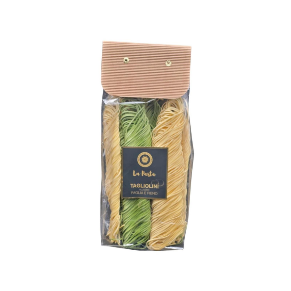Eierteignudel Tagliolini Heu und Stroh mit Spinat 500 g