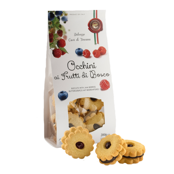 Occhini Spitzbuben mit Waldfruchtmarmelade 200 g
