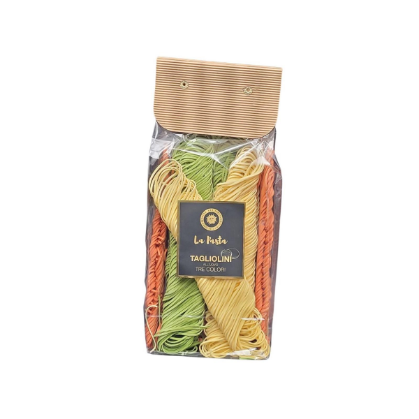 Eierteignudel Tagliolini Primavera in 3 Farben 500 g