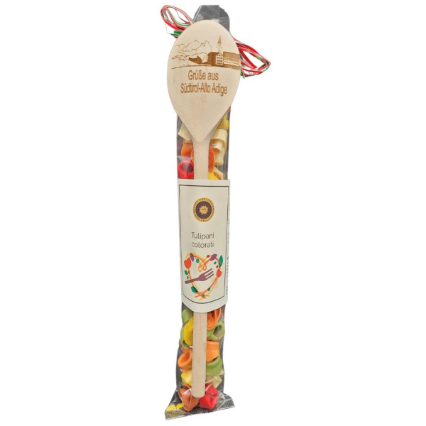 Nudel Tulipani colorati mit Holzlöffel 90 g