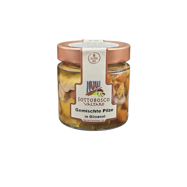 Pilze gemischt mit Steinpilze in Olivenöl 200 g